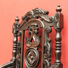 Load image into Gallery viewer, x SOLD Antique French Armchair French Oak Church Chair, Hall Chair, Bedroom Chair Seat B10752
