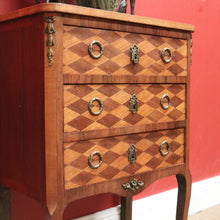 Load image into Gallery viewer, x SOLD Antique French Walnut, Parquetry Chest of Drawers, Hall Cabinet Large Side Table B11034
