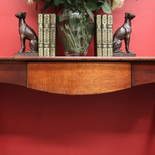 Load image into Gallery viewer, x SOLD Antique English Oak Hall Table, Single Drawer to Apron, Sofa, Lounge Side Table. B9868
