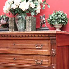 Load image into Gallery viewer, x SOLD Antique French Walnut 4 Drawer Marble Top Bedroom Hallway Chest of Drawers B10705
