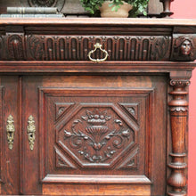 Load image into Gallery viewer, x SOLD Antique Sideboard, French Oak Servery, Buffet, Hall Cabinet Sideboard in Oak. B10264
