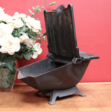 Load image into Gallery viewer, Antique French Art Deco Coal Scuttle, Fire Box, Kindling Paper Magazine Storage B11132
