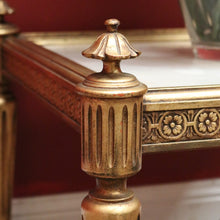 Load image into Gallery viewer, x SOLD Antique French Table, Gilt Wood and Marble Lamp Table, Coffee Table Side Table B11136
