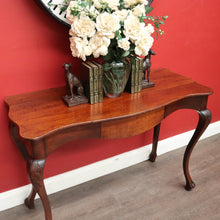 Load image into Gallery viewer, x SOLD Antique English Oak Hall Table, Single Drawer to Apron, Sofa, Lounge Side Table. B9868
