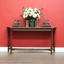 Load image into Gallery viewer, Antique Hall Table, French Oak Lift Lid Narrow Sofa Table, Hall Foyer Table B10510
