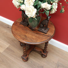 Load image into Gallery viewer, x SOLD Antique French Lamp Table, Side Table, Barley Twist, Spiral Leg Coffee Table B10633
