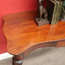 Load image into Gallery viewer, x SOLD Antique English Oak Hall Table, Single Drawer to Apron, Sofa, Lounge Side Table. B9868
