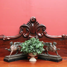 Load image into Gallery viewer, x SOLD Antique English Mahogany Sideboard, Antique Inverted Front Sideboard Cabinet B11017
