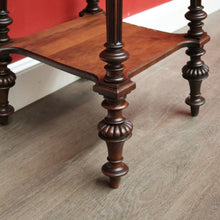 Load image into Gallery viewer, x SOLD Antique French Jardinière Stand Pedestal, Walnut Plant Stand, Statue Holder. B10340
