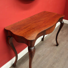 Load image into Gallery viewer, x SOLD Antique English Oak Hall Table, Single Drawer to Apron, Sofa, Lounge Side Table. B9868

