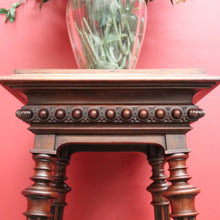 Load image into Gallery viewer, x SOLD Antique French Jardinière Stand Pedestal, Walnut Plant Stand, Statue Holder. B10340
