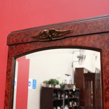 Load image into Gallery viewer, x SOLD Antique French Burr Walnut Dressing Table, Twin Pedestal Mirror Dressing Table. B10436
