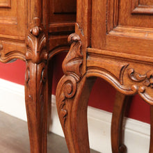 Load image into Gallery viewer, x SOLD Antique French Bedside Tables, Pair of Lamp Side Table, Cabinets with Marble Top B10299
