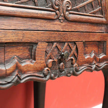 Load image into Gallery viewer, x SOLD Antique French Bedside Table, French Oak Lamp Side Table or Cabinet with Drawer B10797
