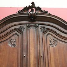 Load image into Gallery viewer, x SOLD Antique French Walnut 2 Section Carved Buffet Bookcase Display China Cabinet. B11915
