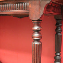 Load image into Gallery viewer, x SOLD Antique English Hall Table, English Walnut Cross Stretcher Lounge, Sofa Table. B10405
