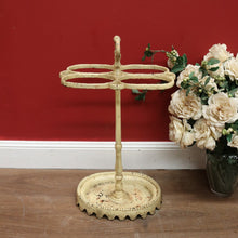 Load image into Gallery viewer, Antique French Cast Iron Walking Stick and Umbrella Holder with Carry Handle B11105
