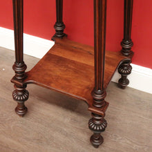 Load image into Gallery viewer, x SOLD Antique French Jardinière Stand Pedestal, Walnut Plant Stand, Statue Holder. B10340
