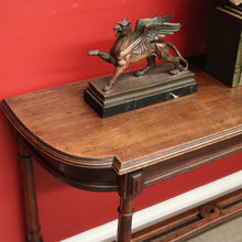 Load image into Gallery viewer, x SOLD Antique Hall Table, French Oak Lift Lid Narrow Sofa Table, Hall Foyer Table B10510
