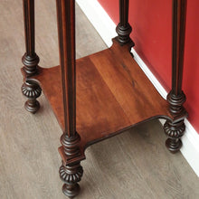 Load image into Gallery viewer, x SOLD Antique French Jardinière Stand Pedestal, Walnut Plant Stand, Statue Holder. B10340
