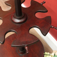 Load image into Gallery viewer, x SOLD Antique Australian Cedar Riding Boot Stand, Swivel Stand Boot Holder with Hooks  B11004
