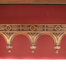 Load image into Gallery viewer, x SOLD Antique French Hall Table, French Oak and Brass Handles Two Drawer Hall Table B11123

