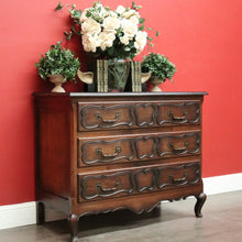 Load image into Gallery viewer, x SOLD Vintage French Chest of Drawers, 3 Drawer Hall Cupboard Cabinet Chest of Drawers. B10194
