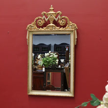 Load image into Gallery viewer, x SOLD Vintage French Wall Hanging Mirror, Hall Mirror, Living Room Mirror, Urn, Swags B10691
