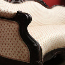 Load image into Gallery viewer, x SOLD Antique English Chaise, Sofa, Lounge.  Mahogany Settee, 3 seat Armchair Lounge B10971
