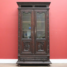 Load image into Gallery viewer, x Sold Antique Bookcase, Brittany, France Two Door Bookcase or China Display Cabinet B10454
