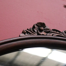 Load image into Gallery viewer, x SOLD Vintage Australia Cedar Wall Mirror, Hall Mirror, Vanity Bathroom Mirror B10315
