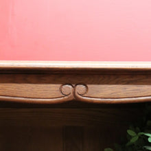 Load image into Gallery viewer, x SOLD Vintage French Bookcase, Oak Two Door Open Bookcase Cabinet Hall China Cupboard B10818
