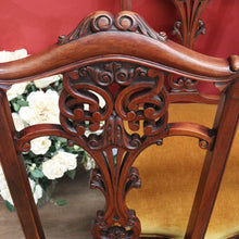 Load image into Gallery viewer, x SOLD Set of 4 Antique English Dining Chairs, 4 Mahogany Kitchen Chairs, Hall Chairs B10681

