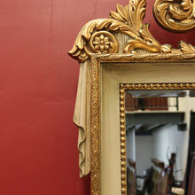 Load image into Gallery viewer, x SOLD Vintage French Wall Hanging Mirror, Hall Mirror, Living Room Mirror, Urn, Swags B10691
