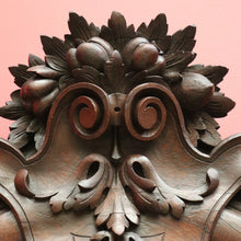 Load image into Gallery viewer, x SOLD Antique French Oak Mirror, Overmantle Mirror, Bevelled Edge Hall Mirror B10086

