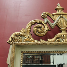 Load image into Gallery viewer, x SOLD Vintage French Wall Hanging Mirror, Hall Mirror, Living Room Mirror, Urn, Swags B10691

