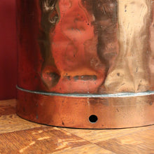 Load image into Gallery viewer, x SOLD Vintage Copper Milk Can and Lid, Umbrella Holder, Stamped WBG 420. Door Stop B10757

