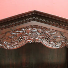 Load image into Gallery viewer, x SOLD Pair of French Antique Walnut Wall Bench Open Front Cabinet or Bookcase Storage B10721

