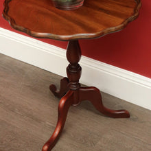 Load image into Gallery viewer, x SOLD Vintage Cedar Wine Table, Lamp Table, Vintage Cedar Tri-leg Side Wine Table. B10442
