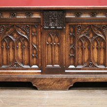Load image into Gallery viewer, x SOLD Antique French Coffer, Blanket Box, Storage Box, Marriage Chest, or Hall Seat B11128
