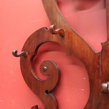 Load image into Gallery viewer, x SOLD Antique English Mahogany Coat Rack or Hall Tree, Umbrella Stand with Tin Liner. B11147

