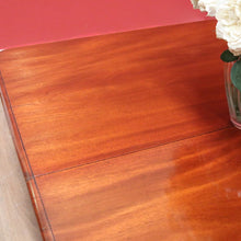 Load image into Gallery viewer, Antique English Mahogany Twin Pedestal Extension Leaf Kitchen or Dining Table. B11275
