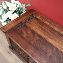 Load image into Gallery viewer, x SOLD Antique French Coffer, Blanket Box, Storage Box, Marriage Chest, or Hall Seat B11128
