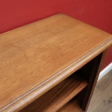 Load image into Gallery viewer, x SOLD Vintage French Bookcase, Oak Two Door Open Bookcase Cabinet Hall China Cupboard B10818
