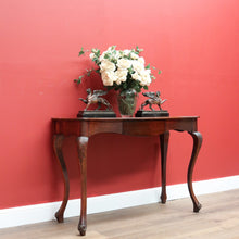 Load image into Gallery viewer, x SOLD Antique English Sofa Table, Hall Table Single Drawer to Apron Lounge Room Table B10667
