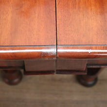 Load image into Gallery viewer, Antique English Mahogany Twin Pedestal Extension Leaf Kitchen or Dining Table. B11275
