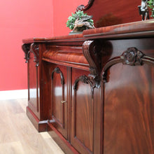 Load image into Gallery viewer, x SOLD Australia Cedar Breakfront Sideboard Cabinet with Carved Backboard B10714
