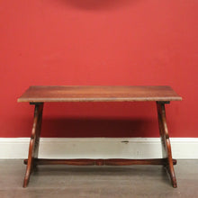 Load image into Gallery viewer, x SOLD Antique Oak Gothic Coffee Table, Antique French Oak Lamp, Side or Coffee Table. B10117

