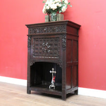 Load image into Gallery viewer, Antique Sacrament Cabinet French Drinks Cabinet, Hall Cupboard with Drawer B10962
