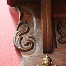 Load image into Gallery viewer, x SOLD Vintage French Oak Coat Rack, 5 Hook Coat Rack, Hat Scarf Holder B10495
